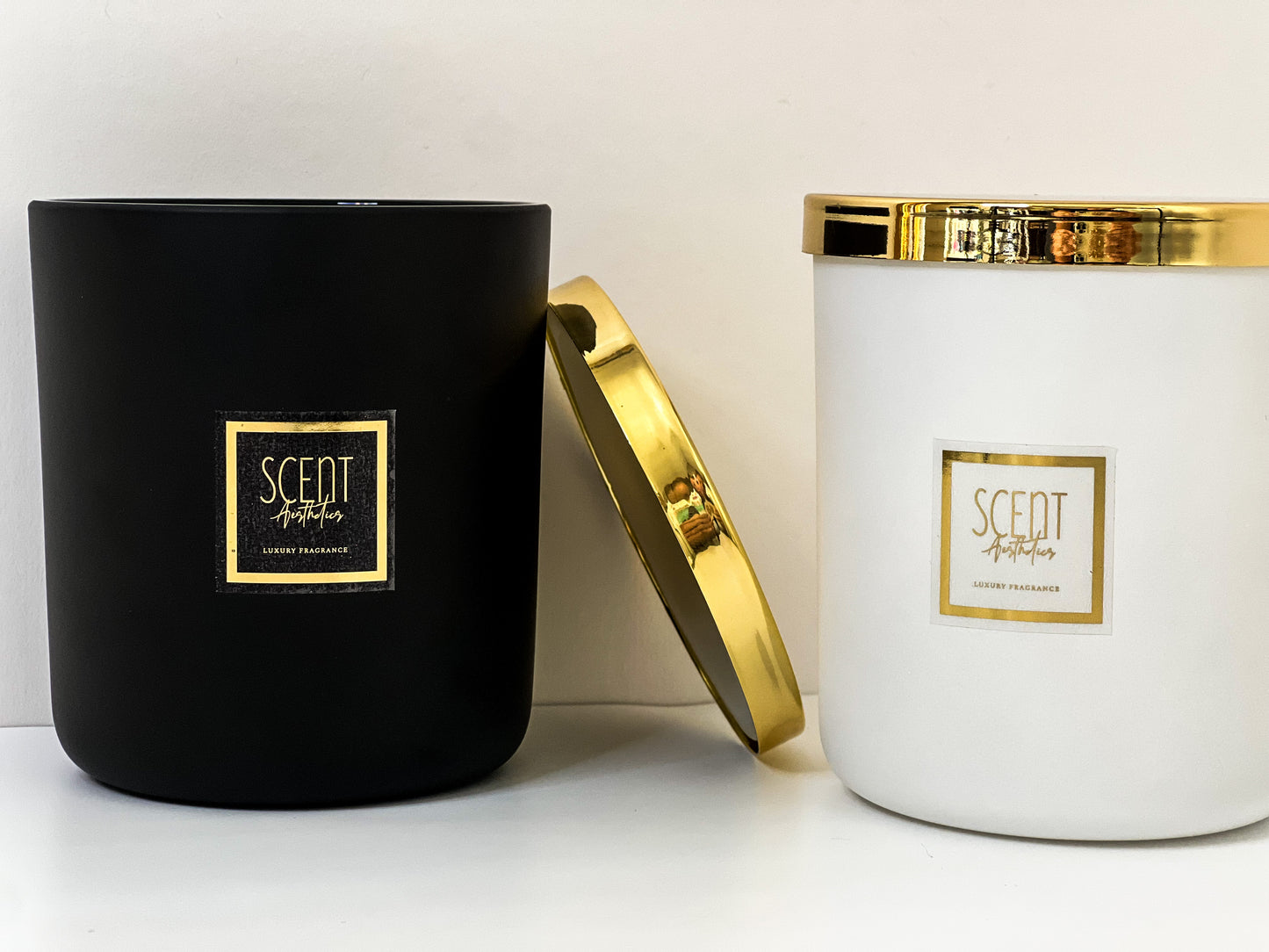 White Refillable 2-wick