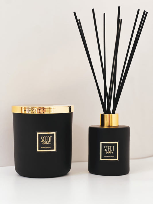 Black Refillable 2-wick